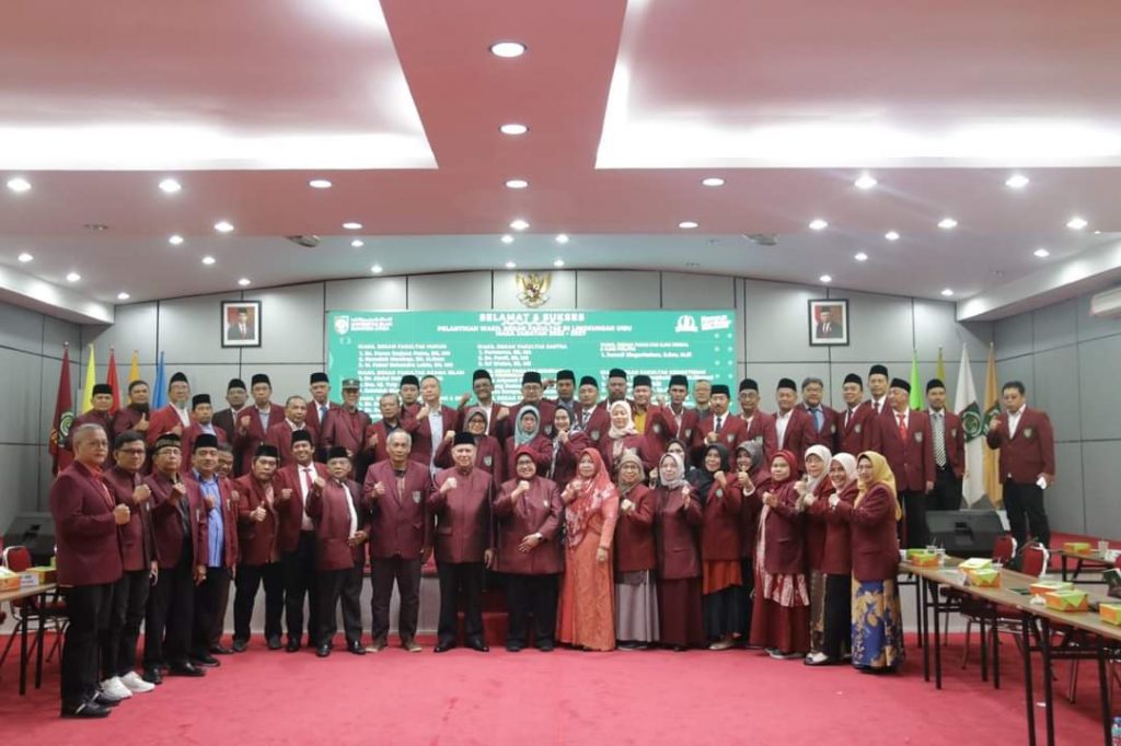 Rektor Lantik Wakil-wakil Dekan se-UISU Masa Jabatan Baru 2023 – 2027
