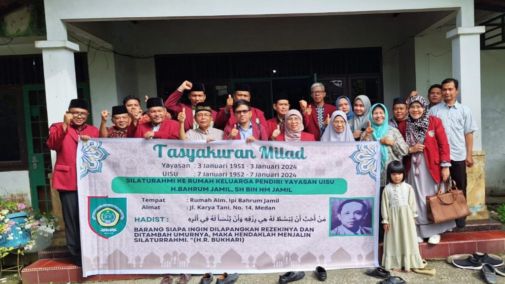 Tasyakuran Milad ke-72 UISU: Kunjungan Kehormatan ke Rumah Keluarga Pendiri, H. Bahrum Jamil, SH bin HM Jamil