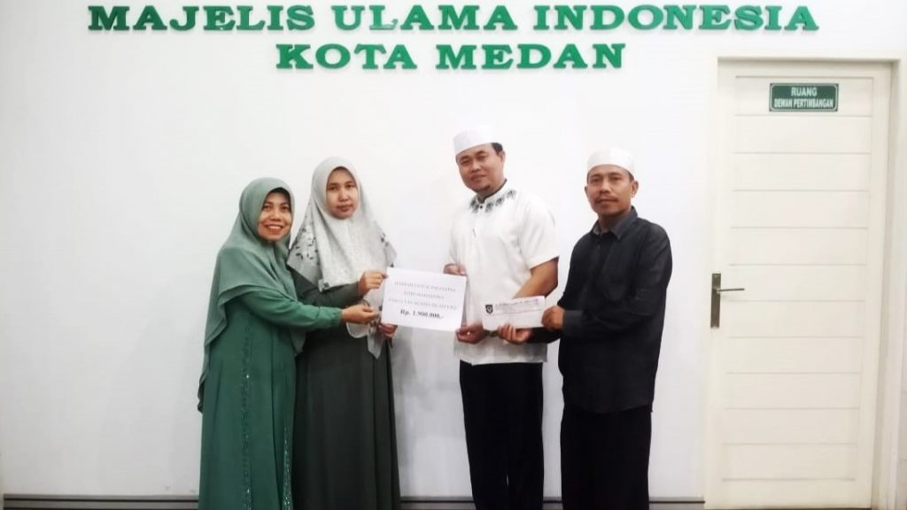 Mahasiswa Fakultas Agama Islam UISU Salurkan Donasi untuk Palestina, Serahkan Langsung ke MUI Kota Medan