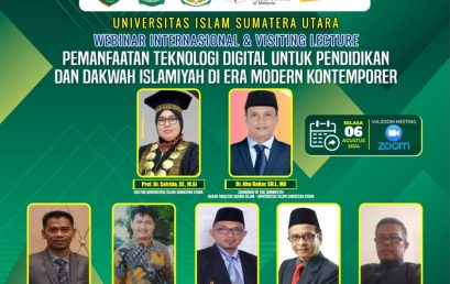UISU Gelar Webinar Internasional Bertajuk Pemanfaatan Teknologi Digital untuk Pendidikan dan Dakwah Islamiyah