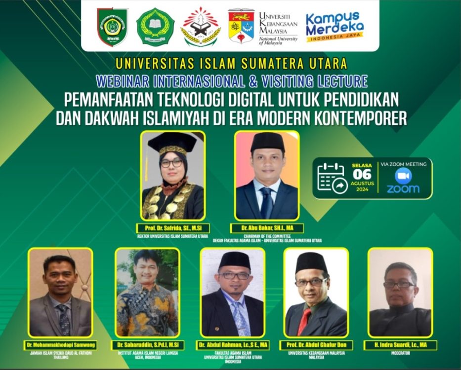 UISU Gelar Webinar Internasional Bertajuk Pemanfaatan Teknologi Digital untuk Pendidikan dan Dakwah Islamiyah