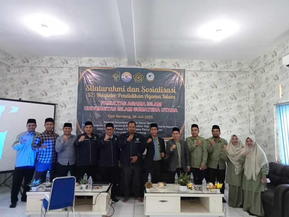 FAI UISU Gelar Silaturahmi dan Sosialisasi Program Magister PAI di Ponpes Tahfiz Darul Qur’an Deli Serdang