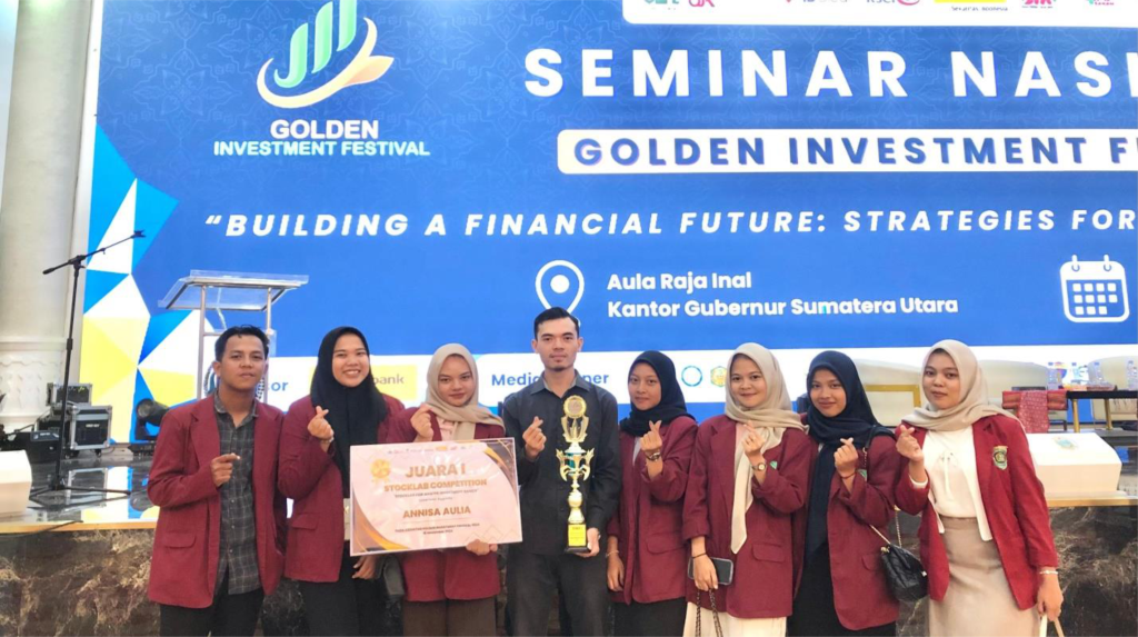 FAI UISU Bangga: Mahasiswi Ekonomi Syariah Raih Juara I di Stocklab Competition