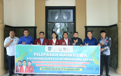 FAI UISU Lepas Mahasiswa Ikuti KKN Internasional di Malaysia